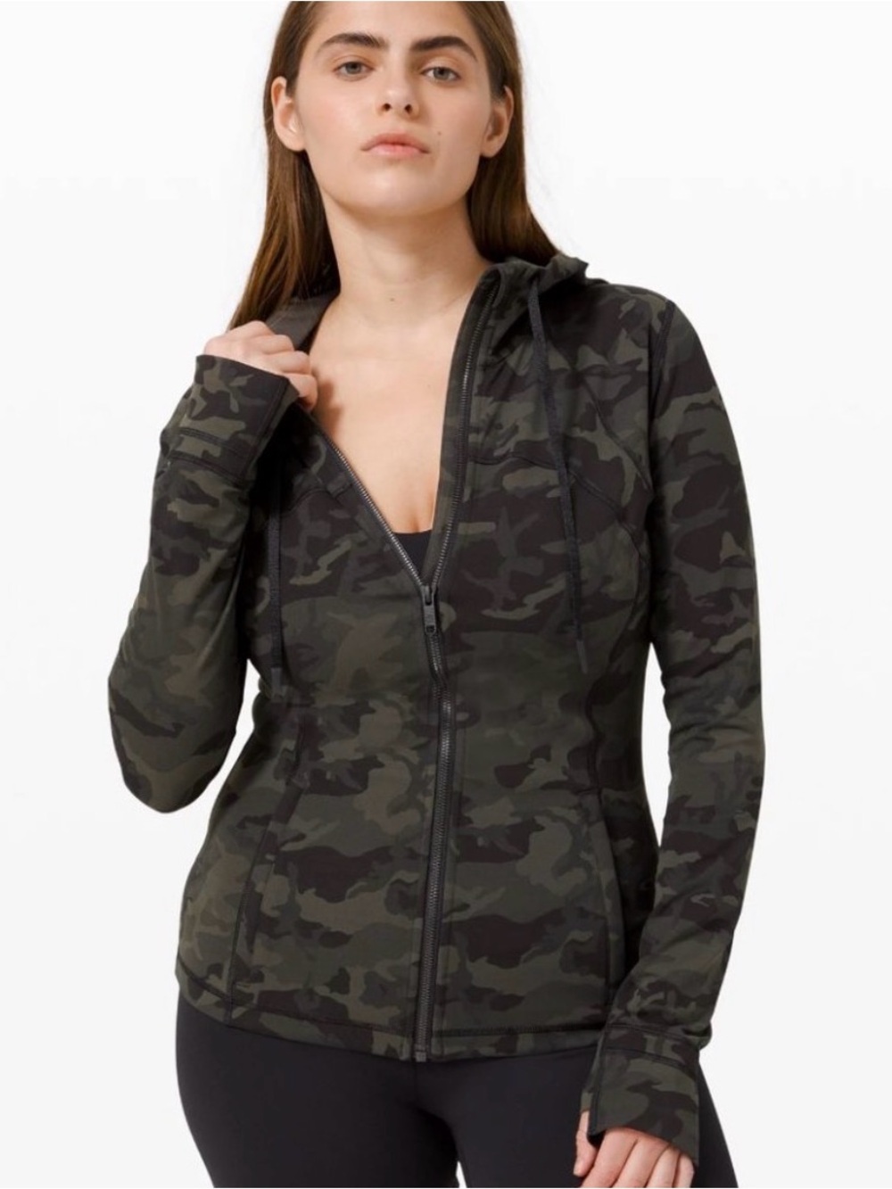 Lululemon Define Women's Camo Full-Zip Hooded Jacket